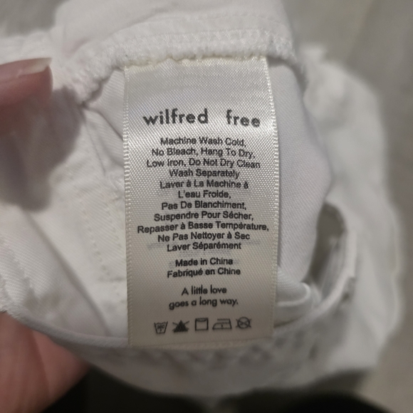 Wilfred Free White Women's Shorts Sz 2 - Picture 5 of 7